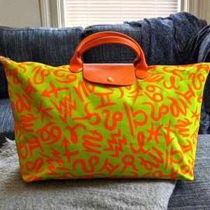 Longchamp X Jeremy Scott Collaboration Le pliage